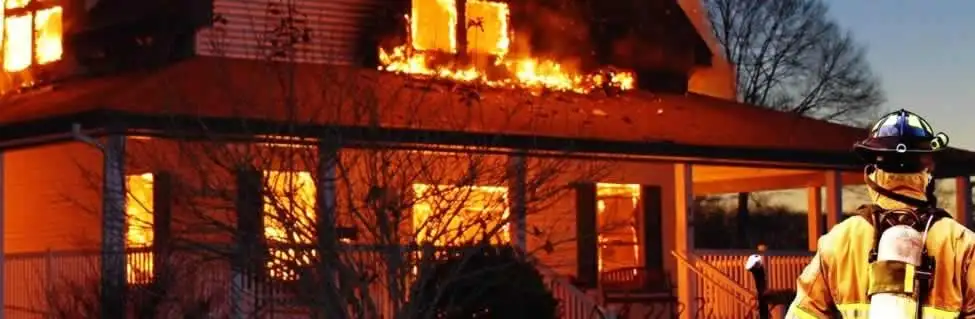 fire damage repair emergency response at a residential property affected by an active house fire in Madison, WI